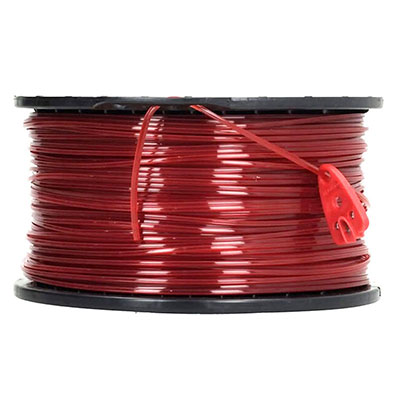 Fil nylon carré - rouge - ø2.4mm x L. 207m