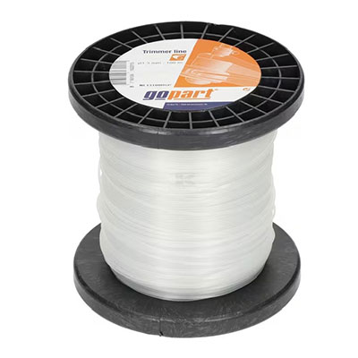 Fil nylon rond - blanc - ø1.3mm x L. 100m