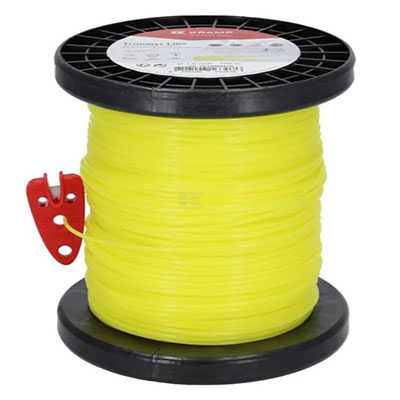 Fil nylon rond - jaune - ø1.6mm x L. 100m