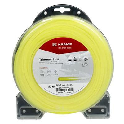 Fil nylon rond - jaune - ø3mm x L. 56m